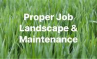 Proper Job Landscape & Maintenance logo